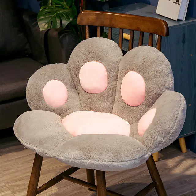 Cartoon Cat Claw Backrest Cushion for Office Chair