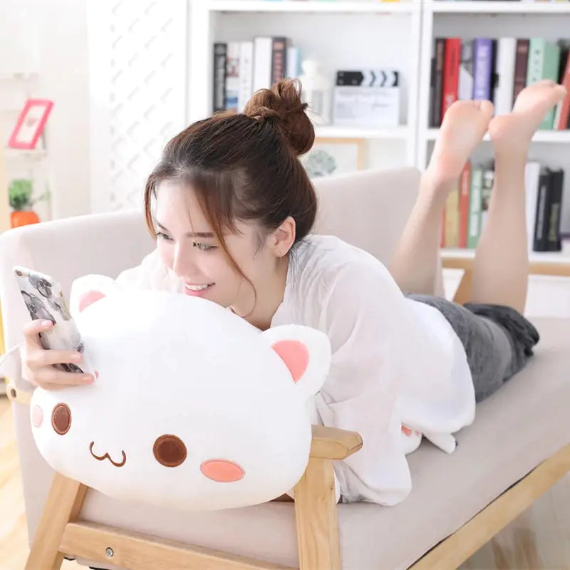 Kawaii Soft Cat Plush Toy