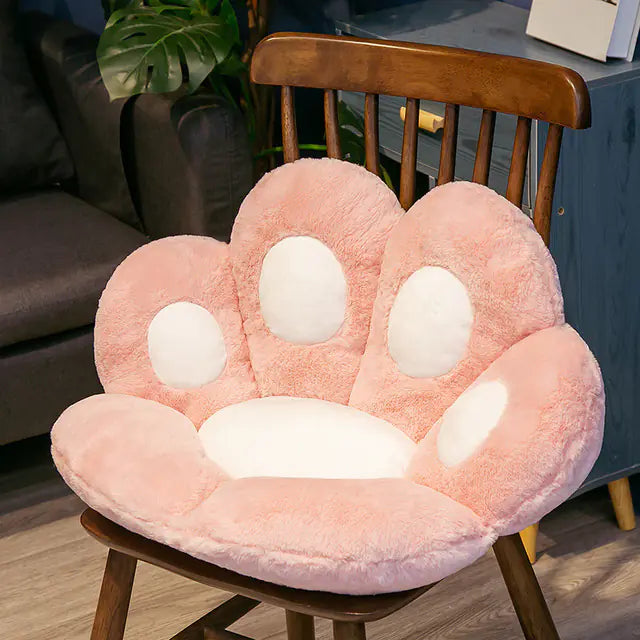 Cartoon Cat Claw Backrest Cushion for Office Chair