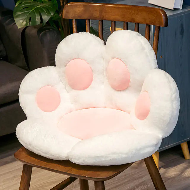 Cartoon Cat Claw Backrest Cushion for Office Chair